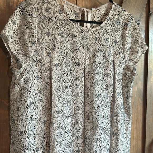 LC Lauren Conrad lace blouse - Picture 4 of 9